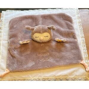 Steiff Ollie Owl Lovey Security Blanket German Toy Baby Plush Knope Im Ohr